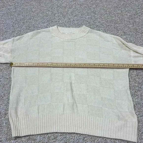 Maurices Cable Knit Cream Sweater Women's Size XL - Picture 6 of 7